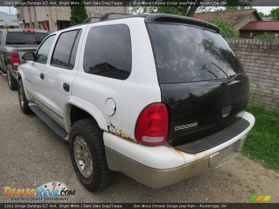 2001 Dodge Durango SLT 4x4 Bright White / Dark Slate Gray/Taupe Photo #9