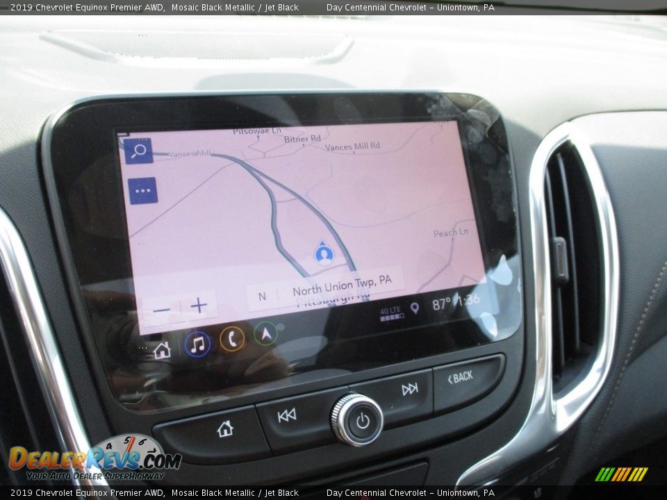 2019 Chevrolet Equinox Premier AWD Mosaic Black Metallic / Jet Black Photo #15