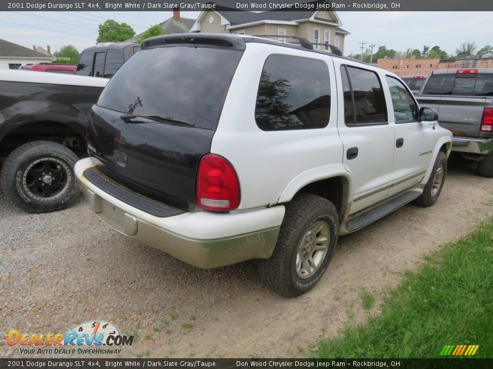 2001 Dodge Durango SLT 4x4 Bright White / Dark Slate Gray/Taupe Photo #15