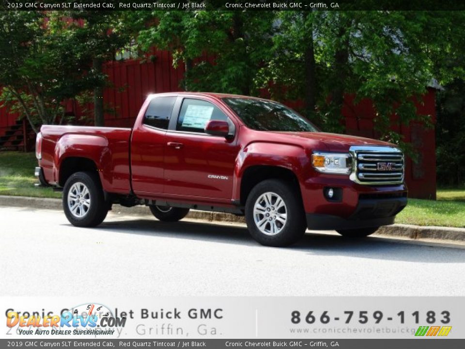 2019 GMC Canyon SLT Extended Cab Red Quartz Tintcoat / Jet Black Photo #1