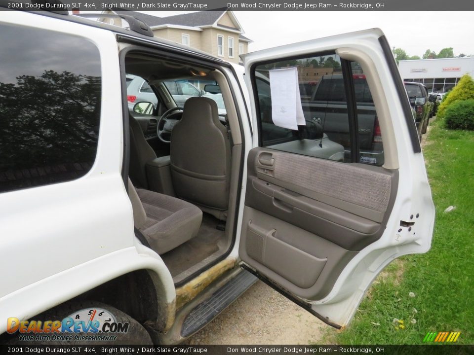 2001 Dodge Durango SLT 4x4 Bright White / Dark Slate Gray/Taupe Photo #17