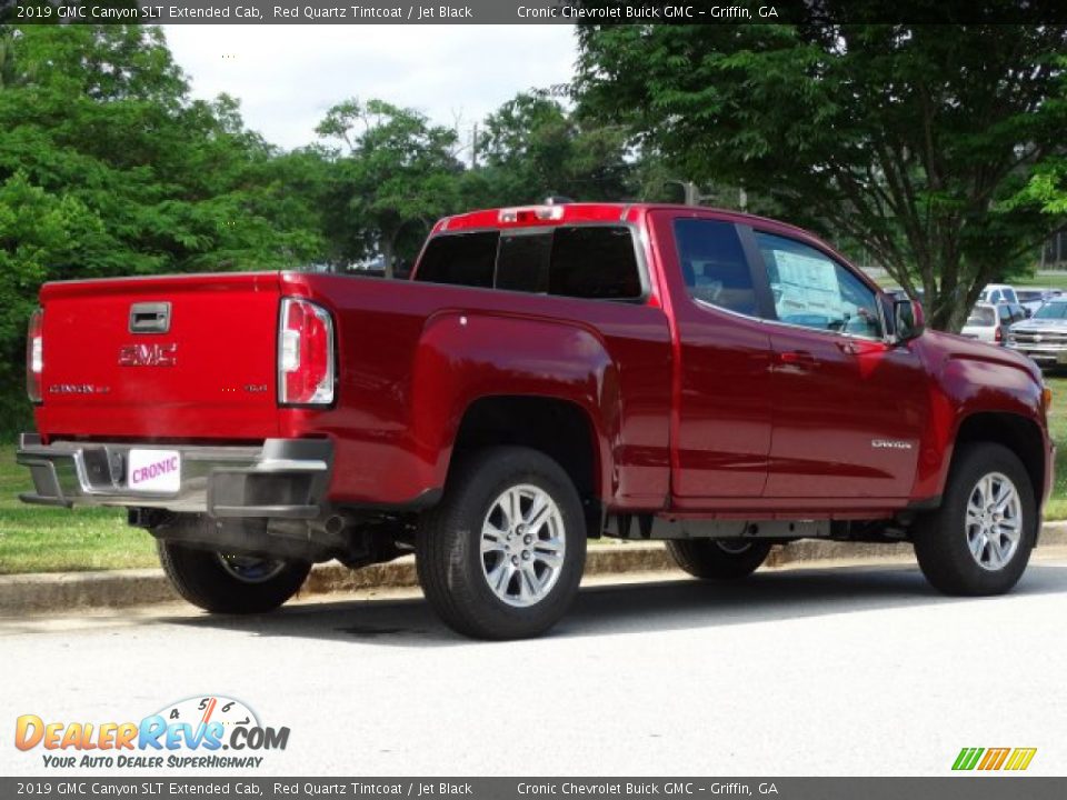 2019 GMC Canyon SLT Extended Cab Red Quartz Tintcoat / Jet Black Photo #3