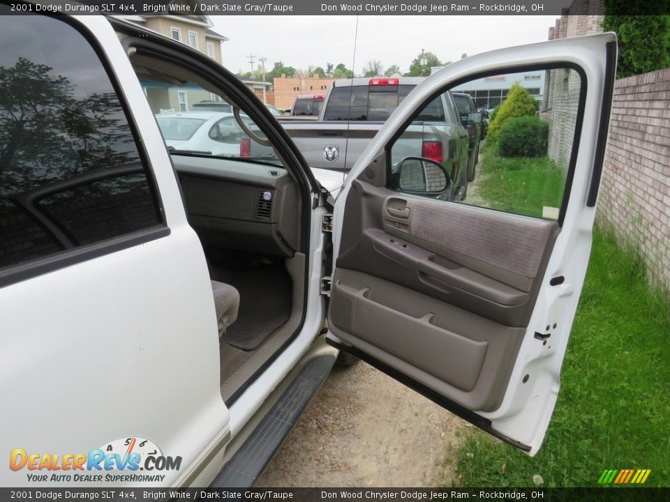 2001 Dodge Durango SLT 4x4 Bright White / Dark Slate Gray/Taupe Photo #19