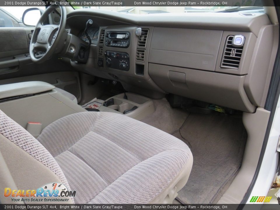 2001 Dodge Durango SLT 4x4 Bright White / Dark Slate Gray/Taupe Photo #21