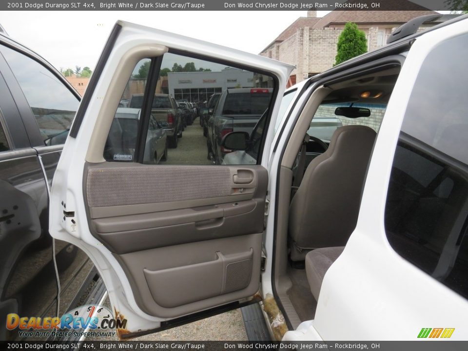 2001 Dodge Durango SLT 4x4 Bright White / Dark Slate Gray/Taupe Photo #22