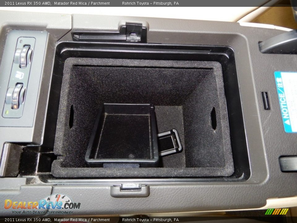 2011 Lexus RX 350 AWD Matador Red Mica / Parchment Photo #23