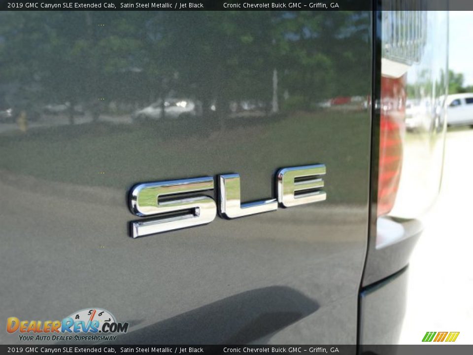 2019 GMC Canyon SLE Extended Cab Satin Steel Metallic / Jet Black Photo #10