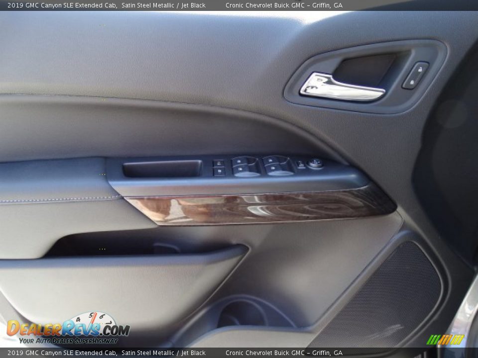 2019 GMC Canyon SLE Extended Cab Satin Steel Metallic / Jet Black Photo #13