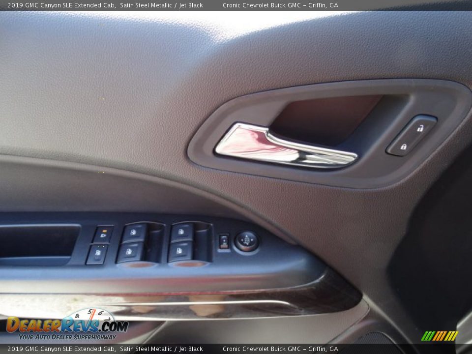 2019 GMC Canyon SLE Extended Cab Satin Steel Metallic / Jet Black Photo #14