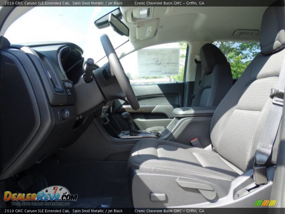 2019 GMC Canyon SLE Extended Cab Satin Steel Metallic / Jet Black Photo #15