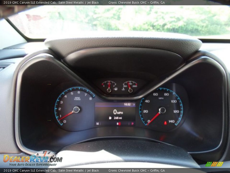 2019 GMC Canyon SLE Extended Cab Satin Steel Metallic / Jet Black Photo #18