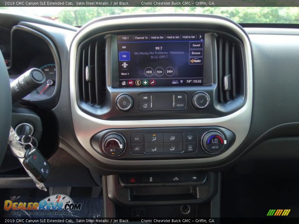 2019 GMC Canyon SLE Extended Cab Satin Steel Metallic / Jet Black Photo #20