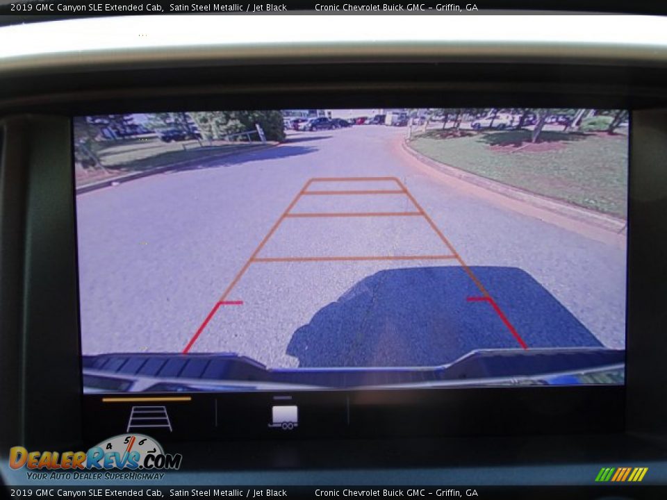 2019 GMC Canyon SLE Extended Cab Satin Steel Metallic / Jet Black Photo #21