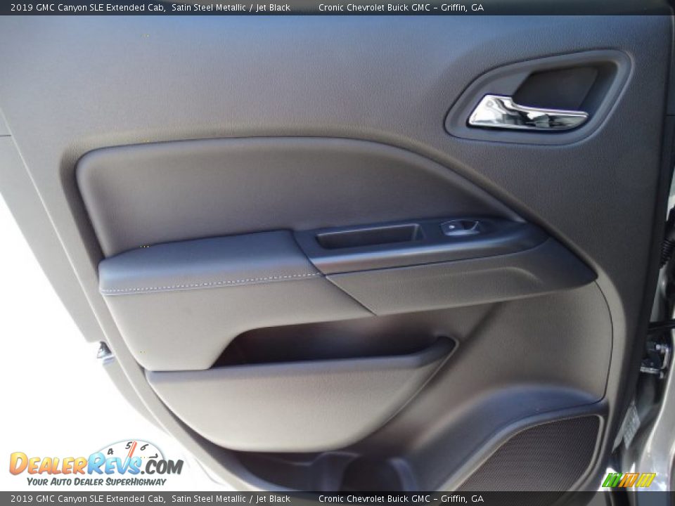 2019 GMC Canyon SLE Extended Cab Satin Steel Metallic / Jet Black Photo #22