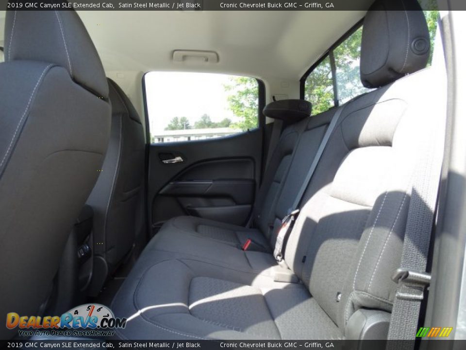 2019 GMC Canyon SLE Extended Cab Satin Steel Metallic / Jet Black Photo #23