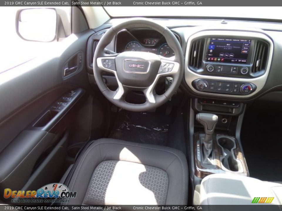 2019 GMC Canyon SLE Extended Cab Satin Steel Metallic / Jet Black Photo #24