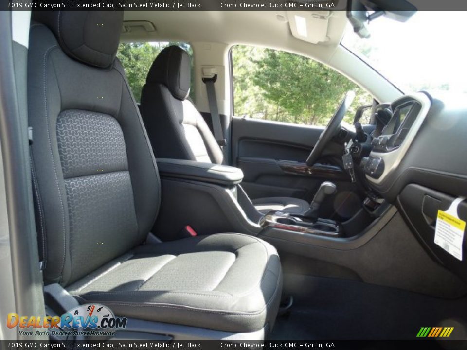 2019 GMC Canyon SLE Extended Cab Satin Steel Metallic / Jet Black Photo #26