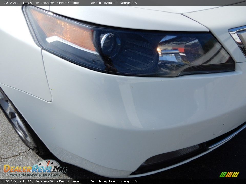 2012 Acura TL 3.5 Bellanova White Pearl / Taupe Photo #14