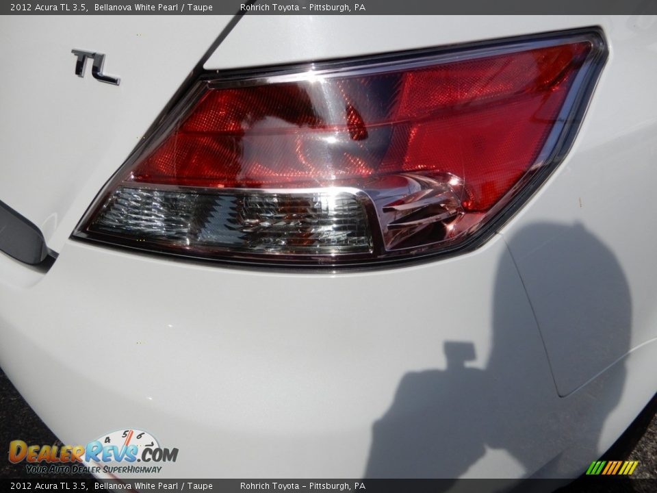 2012 Acura TL 3.5 Bellanova White Pearl / Taupe Photo #15