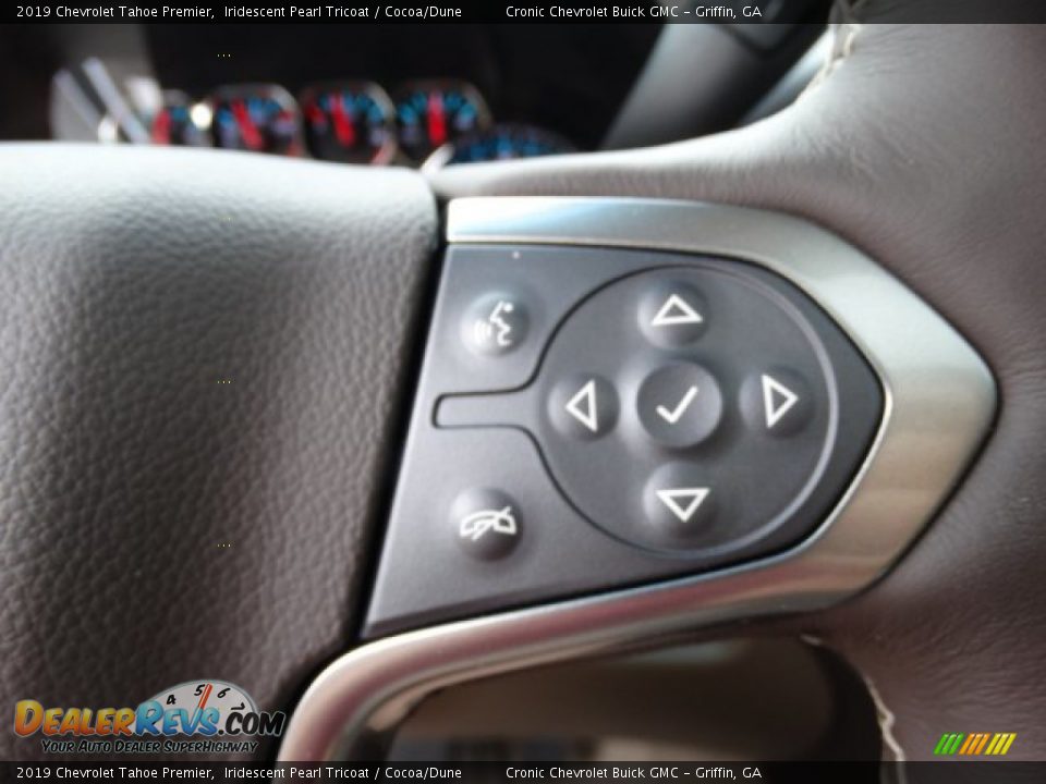 2019 Chevrolet Tahoe Premier Iridescent Pearl Tricoat / Cocoa/Dune Photo #19