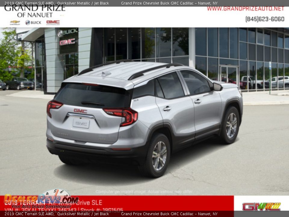 2019 GMC Terrain SLE AWD Quicksilver Metallic / Jet Black Photo #3