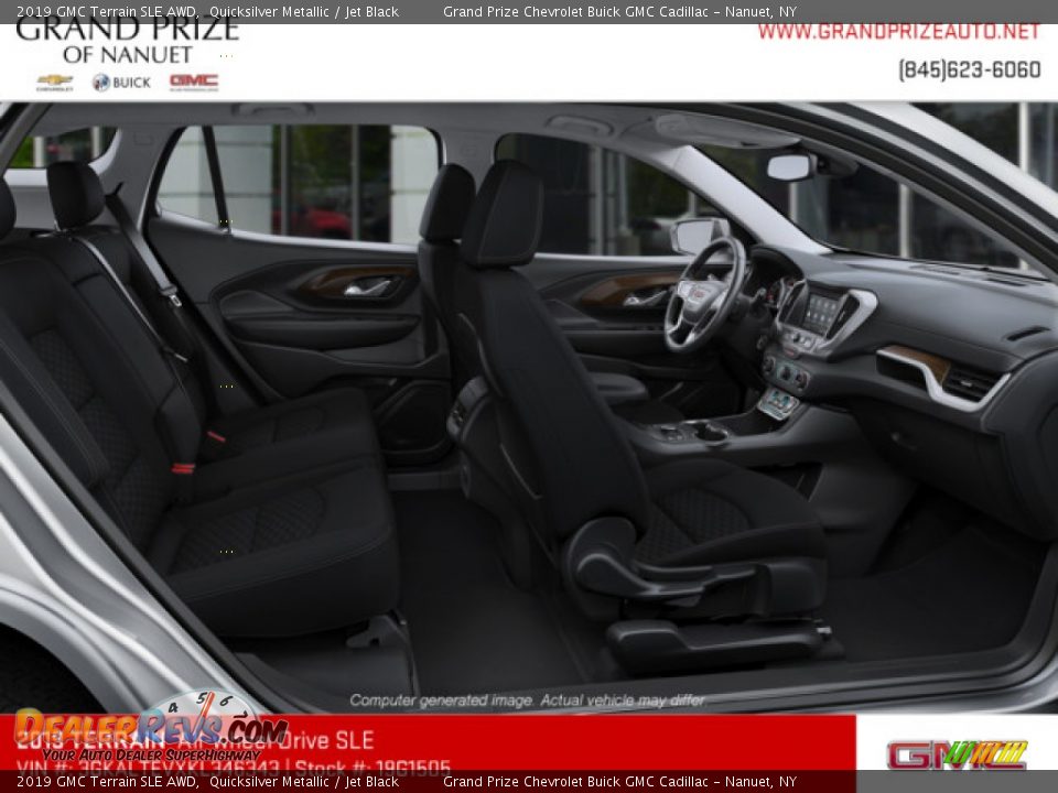 2019 GMC Terrain SLE AWD Quicksilver Metallic / Jet Black Photo #8