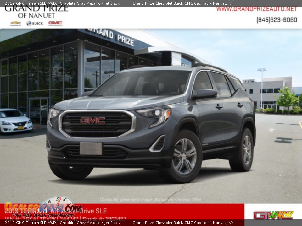 2019 GMC Terrain SLE AWD Graphite Gray Metallic / Jet Black Photo #1