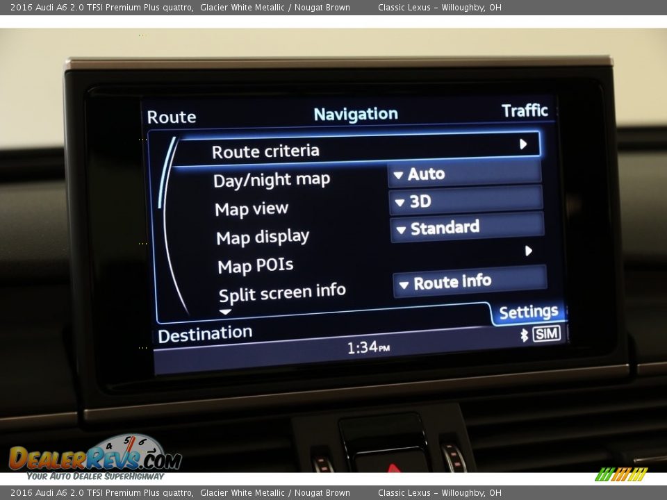 2016 Audi A6 2.0 TFSI Premium Plus quattro Glacier White Metallic / Nougat Brown Photo #13