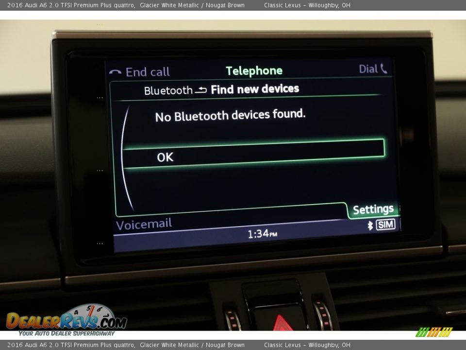 2016 Audi A6 2.0 TFSI Premium Plus quattro Glacier White Metallic / Nougat Brown Photo #15