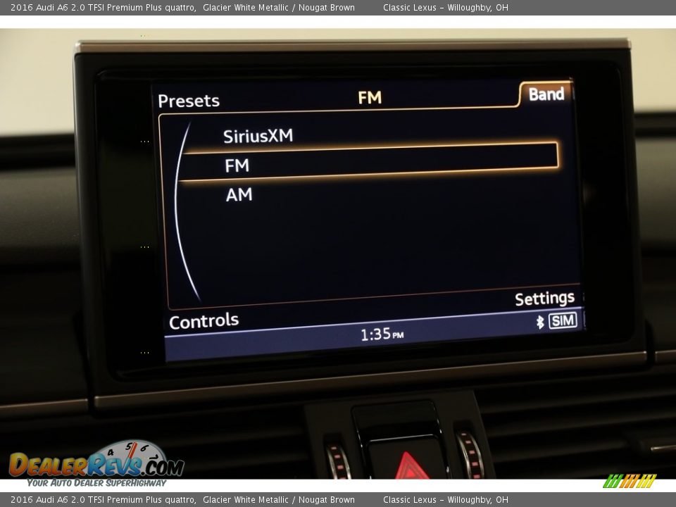 2016 Audi A6 2.0 TFSI Premium Plus quattro Glacier White Metallic / Nougat Brown Photo #16