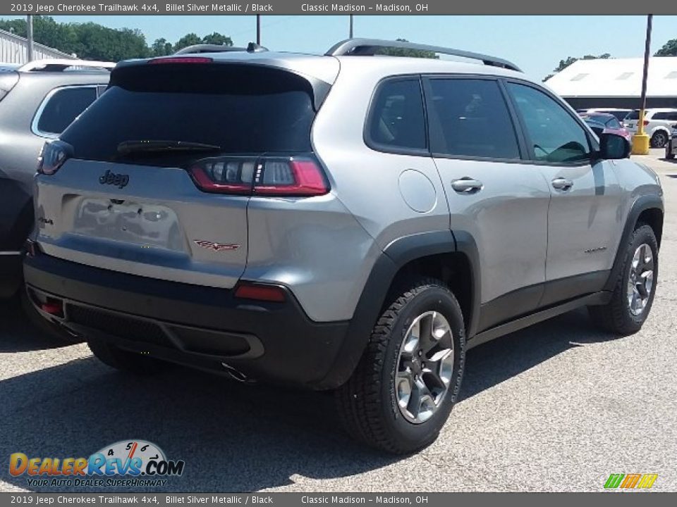 2019 Jeep Cherokee Trailhawk 4x4 Billet Silver Metallic / Black Photo #2