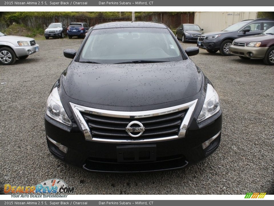 2015 Nissan Altima 2.5 S Super Black / Charcoal Photo #2