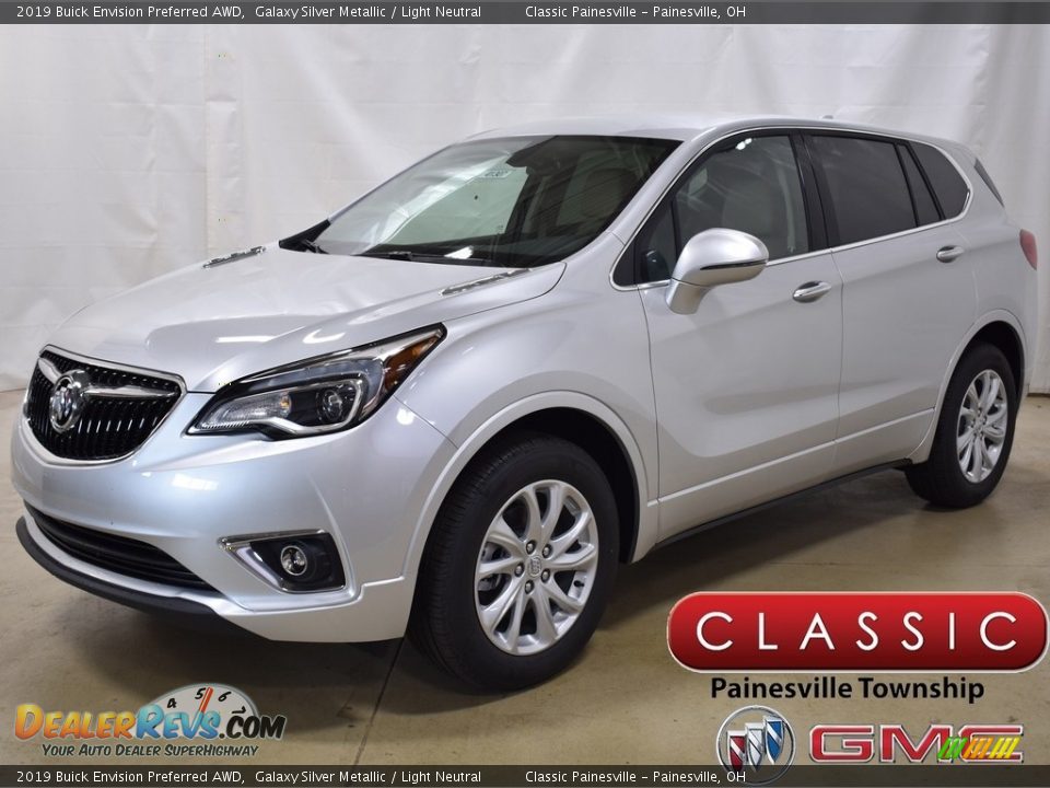 2019 Buick Envision Preferred AWD Galaxy Silver Metallic / Light Neutral Photo #1