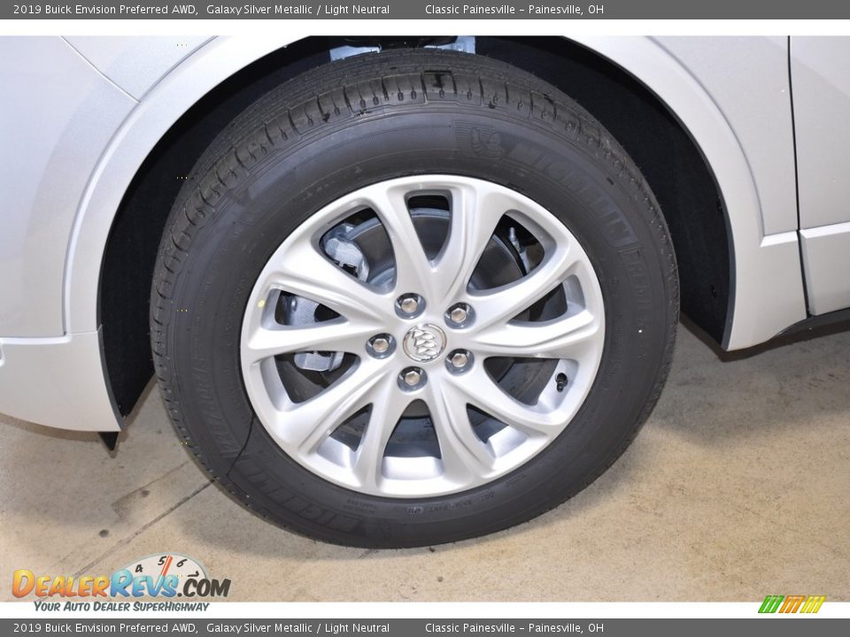 2019 Buick Envision Preferred AWD Galaxy Silver Metallic / Light Neutral Photo #5