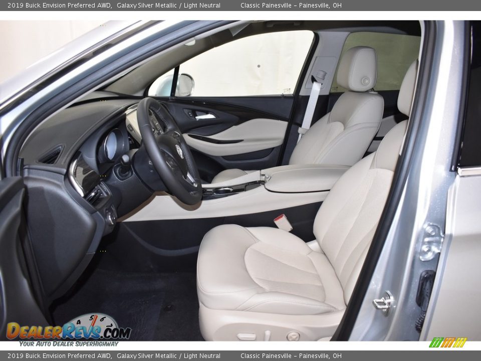 2019 Buick Envision Preferred AWD Galaxy Silver Metallic / Light Neutral Photo #6