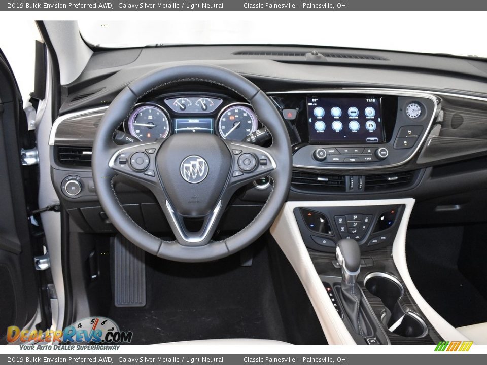 2019 Buick Envision Preferred AWD Galaxy Silver Metallic / Light Neutral Photo #8