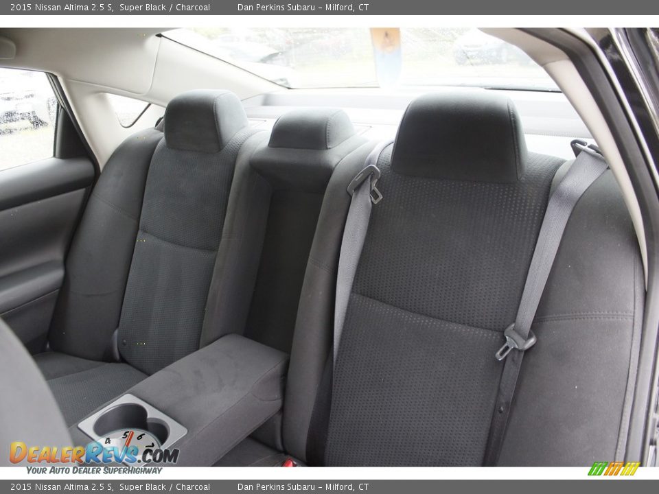 2015 Nissan Altima 2.5 S Super Black / Charcoal Photo #12