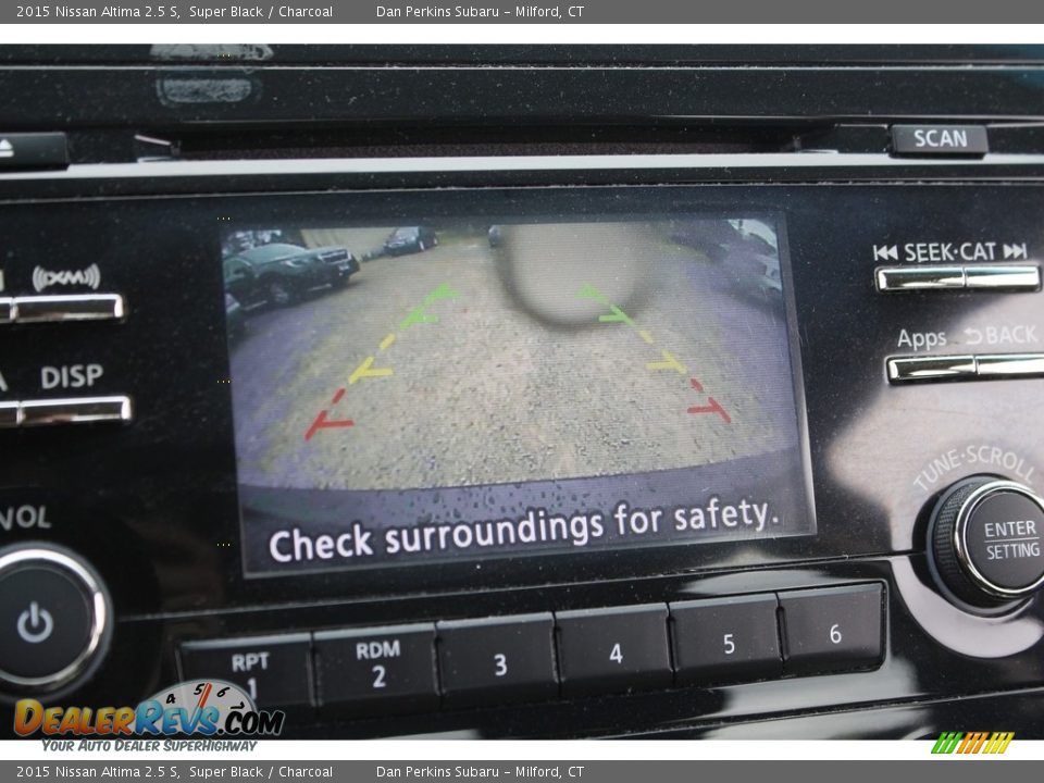 2015 Nissan Altima 2.5 S Super Black / Charcoal Photo #19