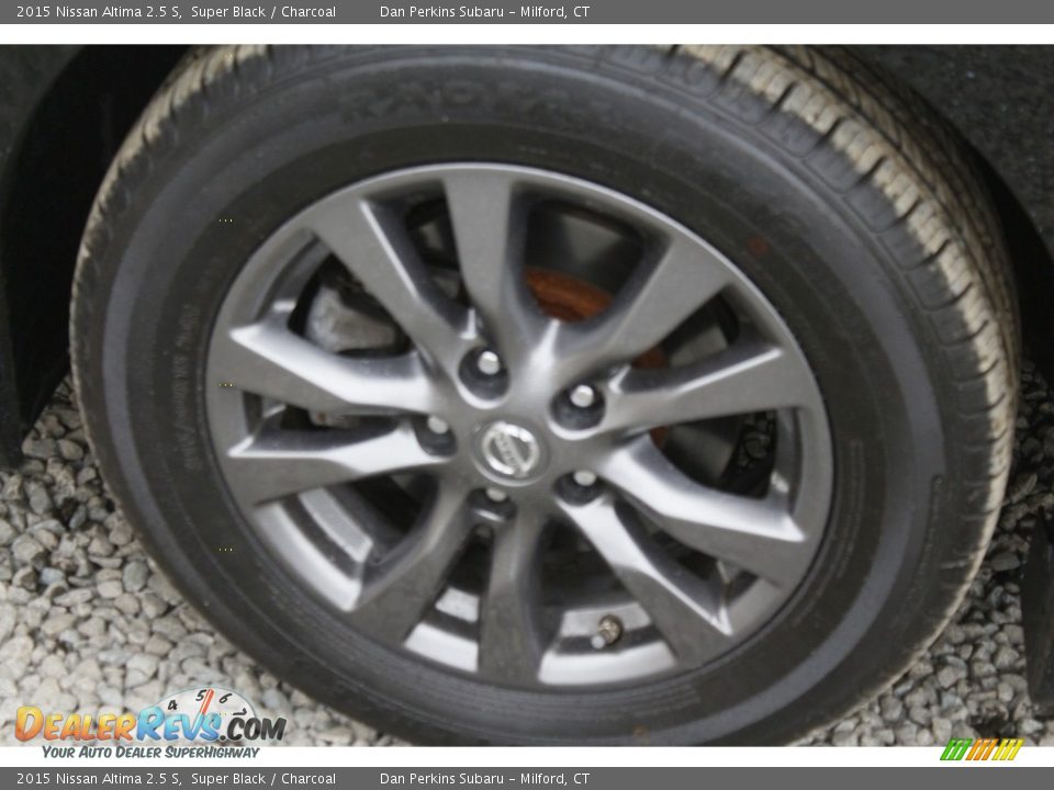 2015 Nissan Altima 2.5 S Super Black / Charcoal Photo #21