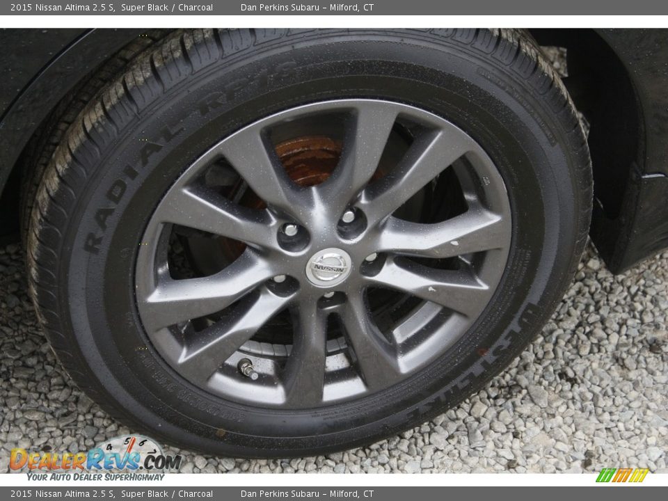 2015 Nissan Altima 2.5 S Super Black / Charcoal Photo #23