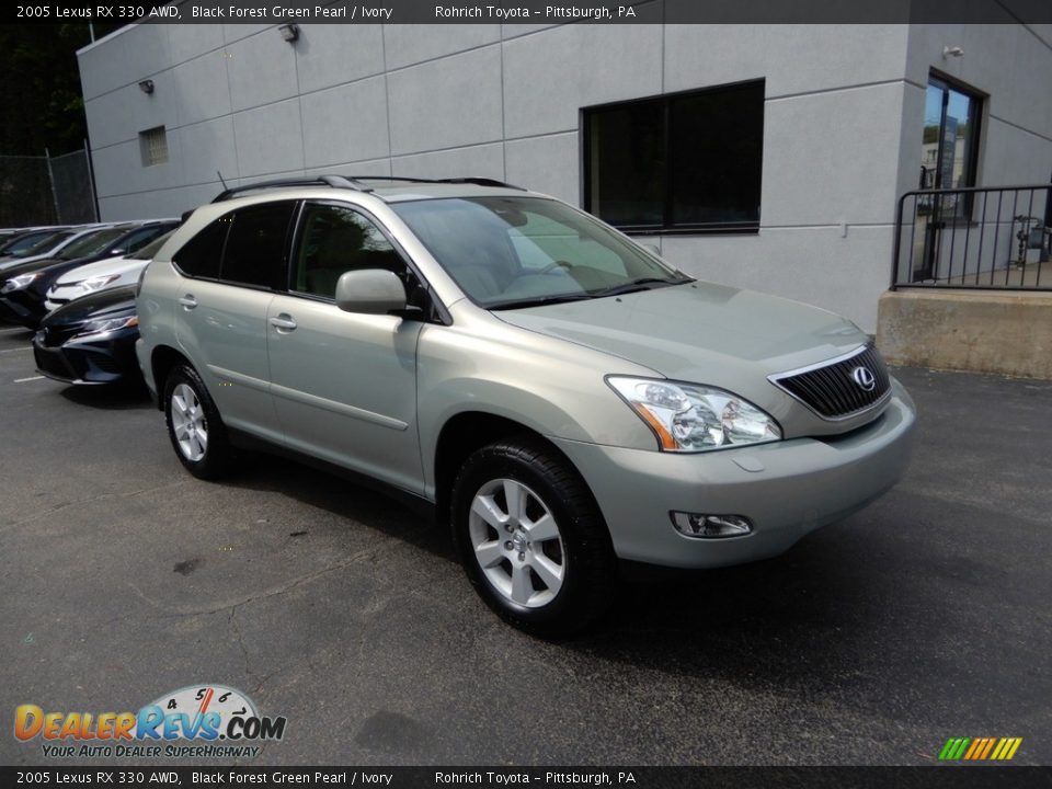 2005 Lexus RX 330 AWD Black Forest Green Pearl / Ivory Photo #1