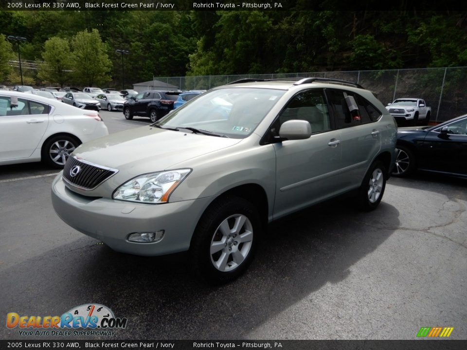 2005 Lexus RX 330 AWD Black Forest Green Pearl / Ivory Photo #3
