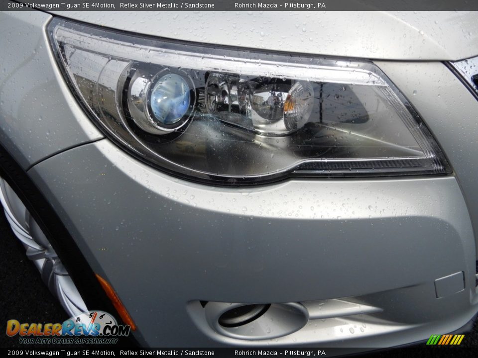2009 Volkswagen Tiguan SE 4Motion Reflex Silver Metallic / Sandstone Photo #14