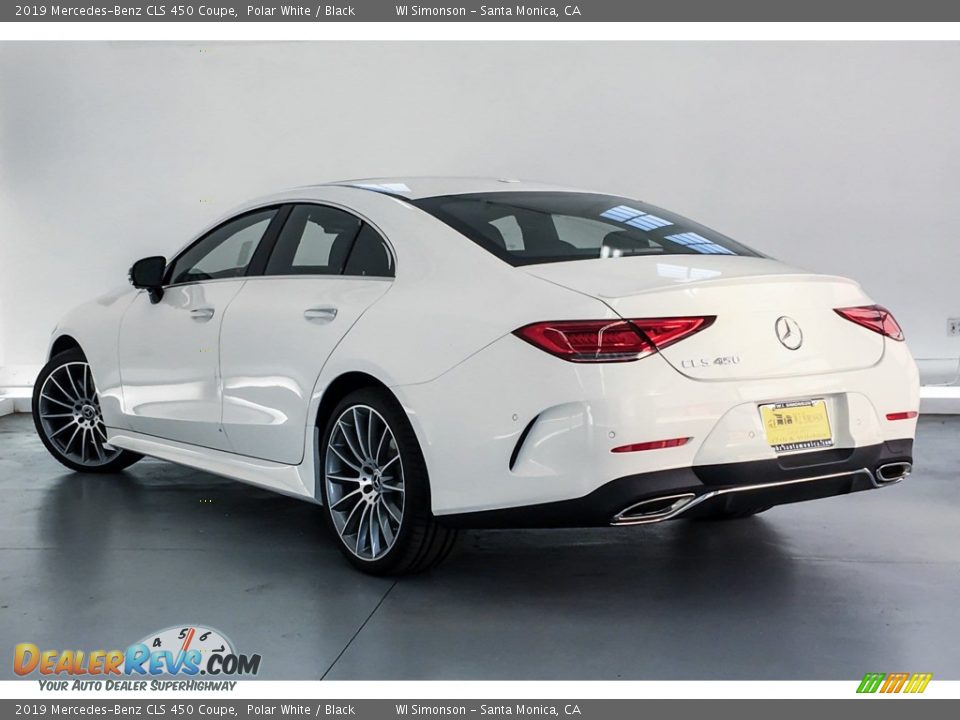 2019 Mercedes-Benz CLS 450 Coupe Polar White / Black Photo #2