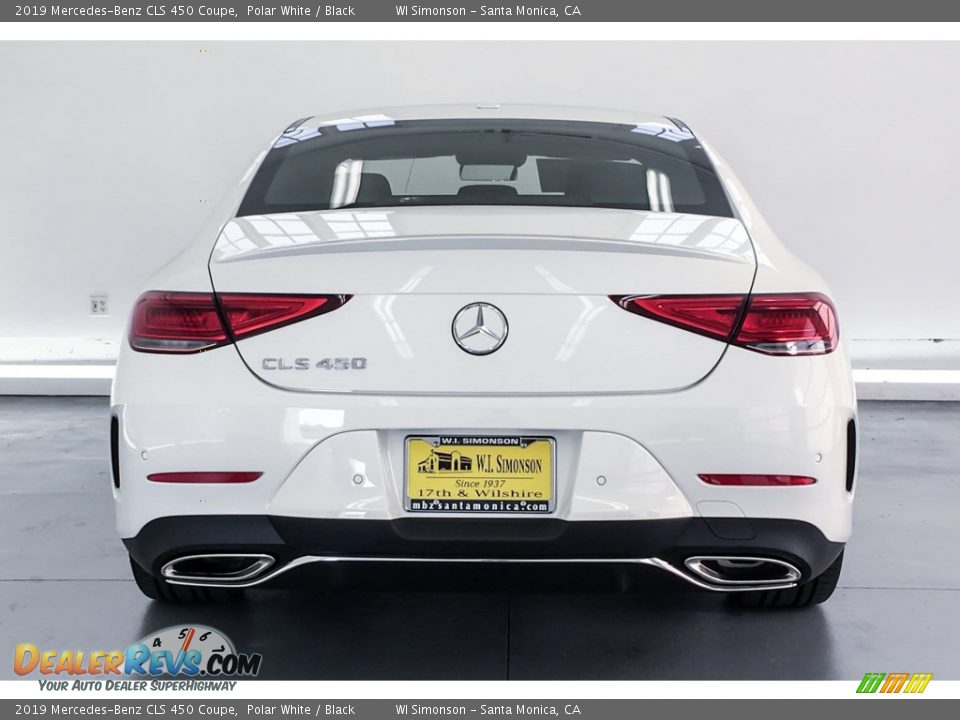 2019 Mercedes-Benz CLS 450 Coupe Polar White / Black Photo #3