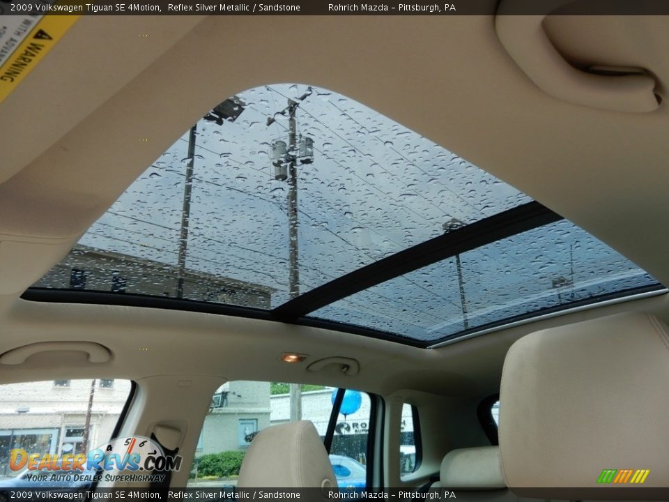2009 Volkswagen Tiguan SE 4Motion Reflex Silver Metallic / Sandstone Photo #22
