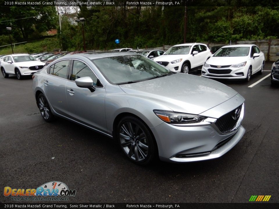 2018 Mazda Mazda6 Grand Touring Sonic Silver Metallic / Black Photo #1
