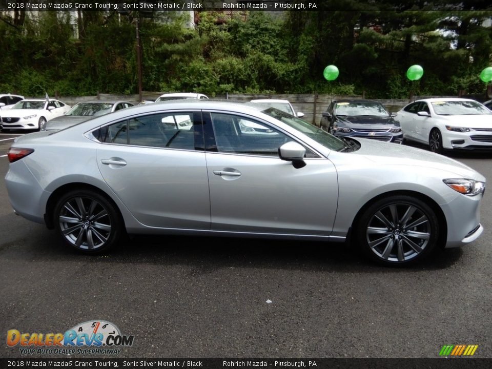 2018 Mazda Mazda6 Grand Touring Sonic Silver Metallic / Black Photo #2