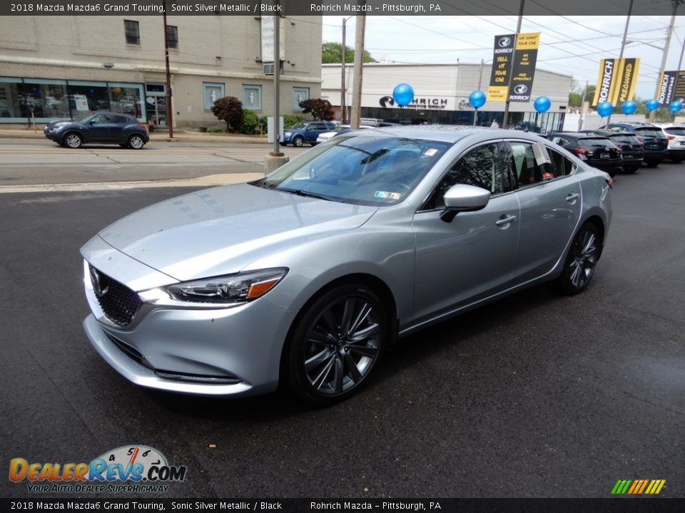 2018 Mazda Mazda6 Grand Touring Sonic Silver Metallic / Black Photo #3