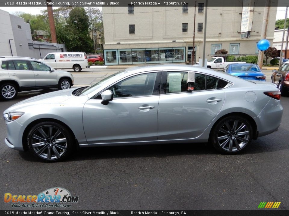 2018 Mazda Mazda6 Grand Touring Sonic Silver Metallic / Black Photo #4